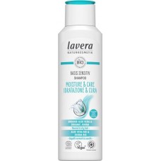 Lavera Basis Sensitiv šampūns matu mitrināšanai un kopšanai, 250ml
