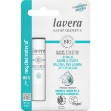 Lavera Basis Sensitiv lūpu balzams ar organisko hohobas elļu un mandeļu eļļu, 4.5g