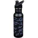 Klean Kanteen tērauda ūdens pudele, matēta melna (Black Camo), 532ml