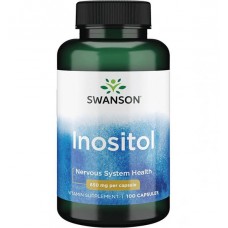 Swanson uztura bagātinātājs Inositol (mio-inozīts), 100 kaps.