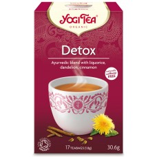 Yogi Tea BIO tēja organisma attīrīšanai "Detox", 17pac./30,6g