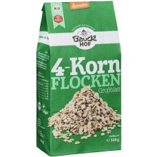 Bauckhof BIO 4 graudu pārslas, 500g