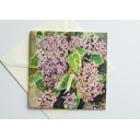 Mydesignpictures atverama kartīte 13*13 cm Purple and Pink Lilacs