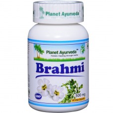 Planet Ayurveda uztura bagātinātājs Brahmi (brahmi), 60kaps.