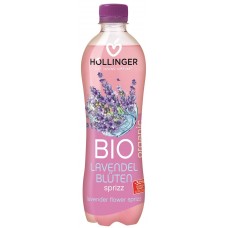 Hollinger BIO gāzēts dzēriens ar lavandas ziedu ekstraktu, 500ml