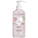 Attitude Eco Baby šampūns matu un ķermeņa mazgāšanai bērniem bez smaržas, 473ml