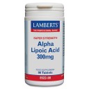 Lamberts uztura bagātinātājs Alfa-liposkābe (alpfa lipolic acid) 300 mg, 90 tabl.