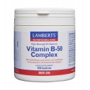 Lamberts uztura bagātinātājs Vitamīnu B-50 komplekss, 250 tabl.