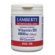 Lamberts uztura bagātinātājs Vitamīns D3 4000 IU (100µg), 120 kaps.