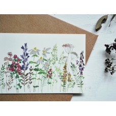 Mydesignpictures kartīte 10*7 cm Pļavas ziedi