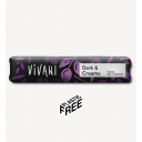 Vivani BIO Dark & Creamy tumšās šokolādes batoniņš ar olīveļļu, 35g
