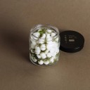 Munio Candela Naturella sojas vaska graudiņi stikla burciņā ar aromātu - sūnas, 60ml