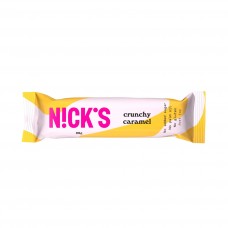 Nick's bezglutēna šokolādes batoniņš "Crunchy Caramel", bez pievienota cukura, 28g