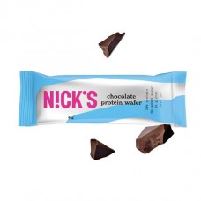 Nick's bezglutēna proteīna vafele ar šokolādi, bez pievienota cukura, 40g