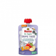 Holle BIO ābolu biezenis ar mango un marakuju "Tropic Tiger" no 8 mēn., 100g