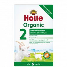 Holle BIO Formula 2 mākslīgais kazas piena maisījums zīdaiņiem no 6 mēn., 400g