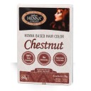 Indian Henna Salon matu krāsa uz hennas bāzes Chestnut (kastanis), 6x10g