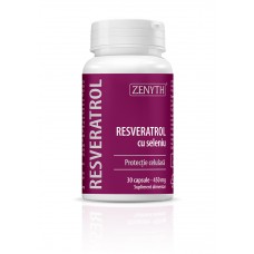 Zenyth uztura bagātinātājs Resveratrols ar selēnu 450 mg, 30 kaps.