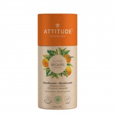 Attitude Super Leaves sausais dezodorants / zīmulis ar apelsīnu lapu ekstraktu, 85g