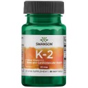 Swanson uztura bagātinātājs K2 vitamīns, 30 kaps.