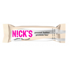 Nick's proteīna batoniņš ar zemesriekstu sviestu, bez pievienota cukura, 50g