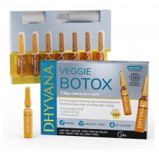 Dhyvana seruma ampulas sejai pretnovecošanās Veggie Botox, 7 x 2ml 