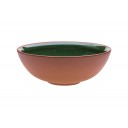Vaidava Ceramics kolekcija Zeme bļoda sūnu zaļa, 190x70mm, 1l