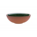 Vaidava Ceramics kolekcija Zeme bļoda sūnu zaļa, 125x45mm, 0,2l