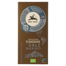 Alce Nero BIO 70% tumšā šokolāde ar jūras sāli, 50g