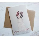 Mydesignpictures atverama kartīte Wedding Couple 10*15 cm