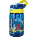 Contigo Gizmo Flip ūdens pudele ar salmiņu bērniem Space Graphic, 420ml