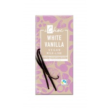 Vivani iChoc BIO vegānā baltā šokolāde ar vaniļu White Vanilla, 80g