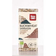 Lima BIO plānās griķu galetes  ar linsēklām, 130g 
