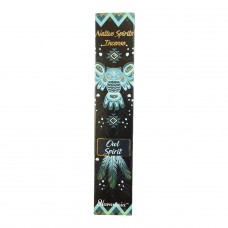 Goloka Native Spirits Incense smaržkociņi "Owl Spirit - Cedarwood", 15g