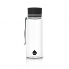 Equa BPA FREE ūdens pudele Plain Black, 600ml