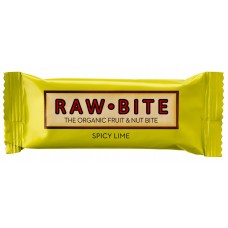 Raw Bite BIO augļu-riekstu batoniņš ar laimu un čilli (raw), 50g 