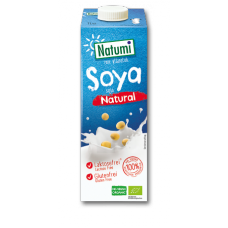 Natumi BIO bezglutēna sojas dzēriens (piens) bez cukura,1l 