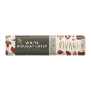 Vivani BIO White Nougat Crisp rīsu baltās šokolādes batoniņš ar lazdu riekstu gabaliņiem, 35g