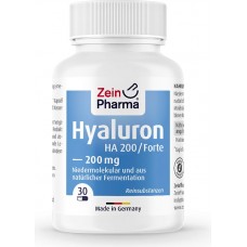 Zein Pharma uztura bagātinātājs Hyaluron HA 200 / Forte (hialuronskābe), 30 kaps. 