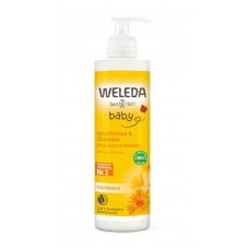 Weleda kliņģerīšu šampūns un dušas ziepes bērniem, 400ml