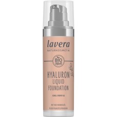 Lavera Make Up mitrinošs tonālais krēms ar hialuronskābi, Cool Ivory 02, 30ml