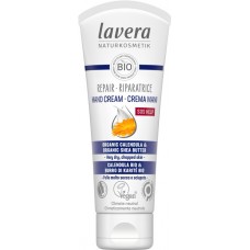 Lavera atjaunojošs roku krēms ar  bio kliņģerītēm un šī sviestu, 75 ml