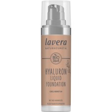 Lavera Make Up mitrinošs tonālais krēms ar hialuronskābi, Cool Honey 04, 30ml