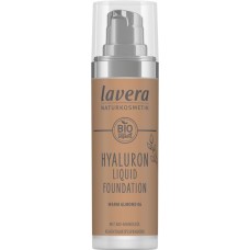 Lavera Make Up mitrinošs tonālais krēms ar hialuronskābi, Warm Almond 06, 30ml