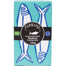 Fish4ever skumbrijas fileja savā sulā, 125g