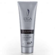 Līga Nature SPA sejas maska ar aktīvo ogli Detox, 75ml 