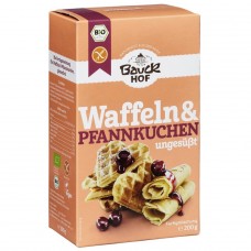 Bauckhof BIO bezglutēna pankūku un vafeļu maisījums, 200g