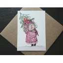 Mydesignpictures kartīte 10*7 cm Hedgehog