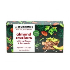 The Beginnings bezglutēna mandeļu krekeri ar sēklām, 80g