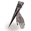 Indian Henna Cone Black konusi zīmēšanai uz ķermeņa melnā krāsā, 20g